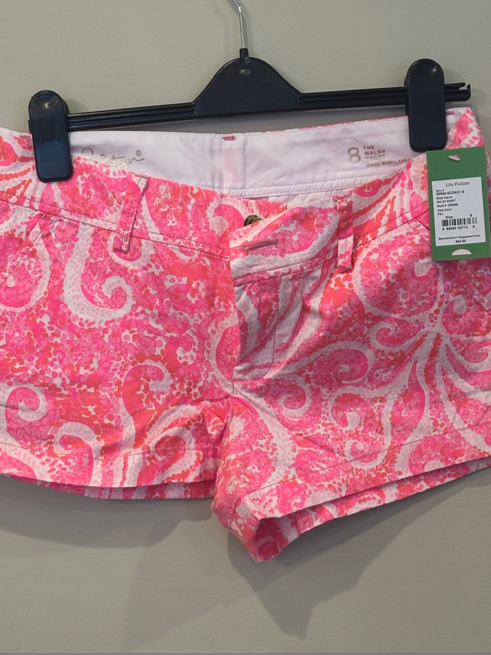 Lilly Pulitzer Walsh Shorts. Pink Pout Shorts